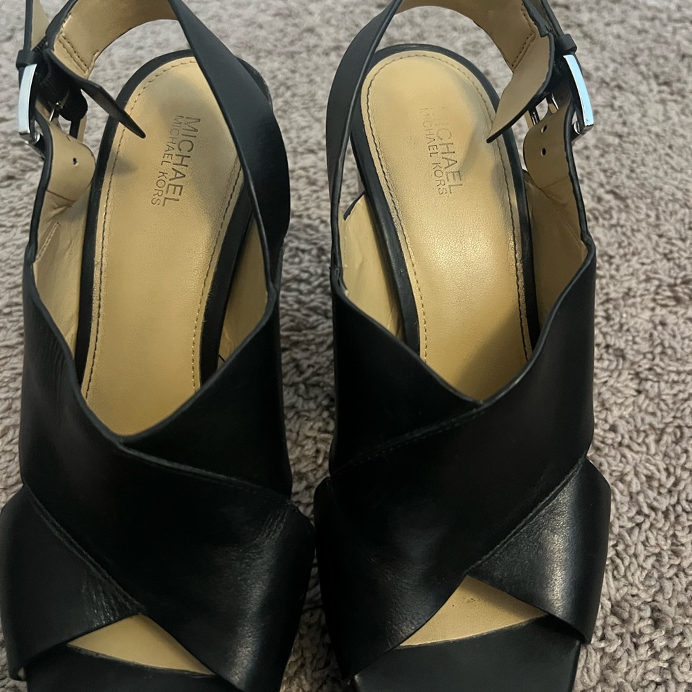 Michael Kors Elegant Black Women's Heels - Picture 2 of 5